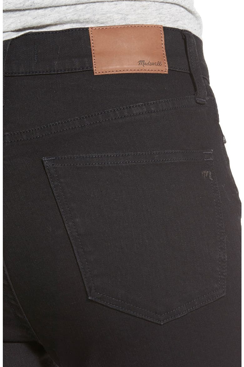 High Riser Skinny Skinny Jeans, Alternate, color, BLACK FROST