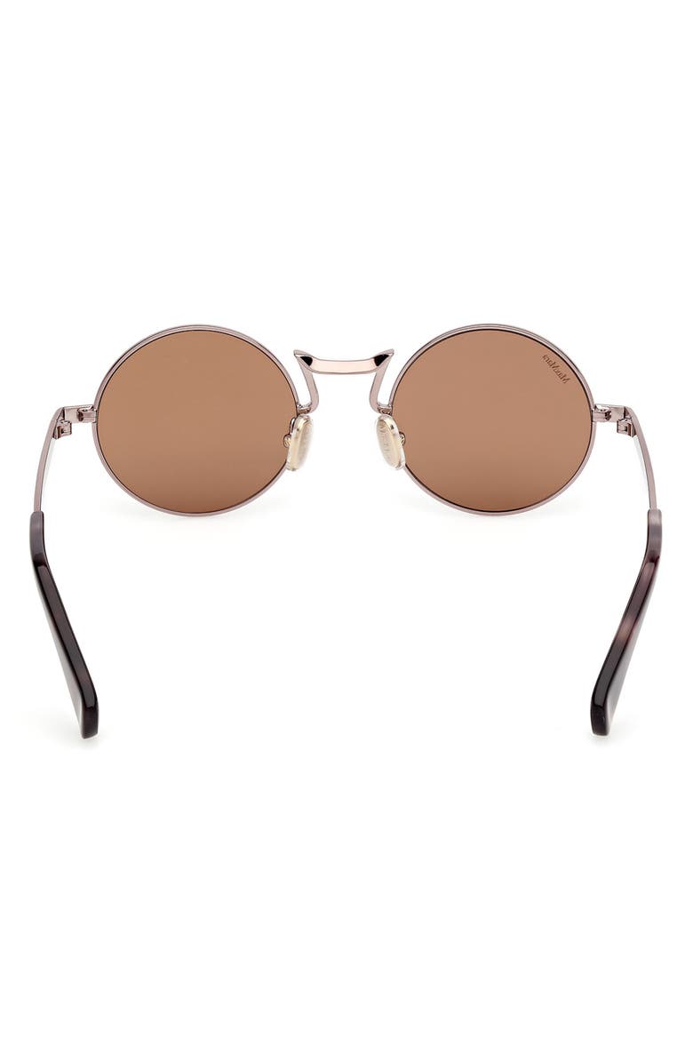 Max Mara 48mm Small Round Sunglasses, Alternate, color,