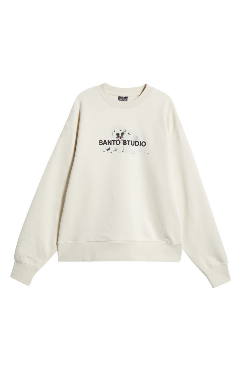 SANTO STUDIO Somebody's Sometimes Crewneck Graphic Sweatshirt, Alternate, color, 