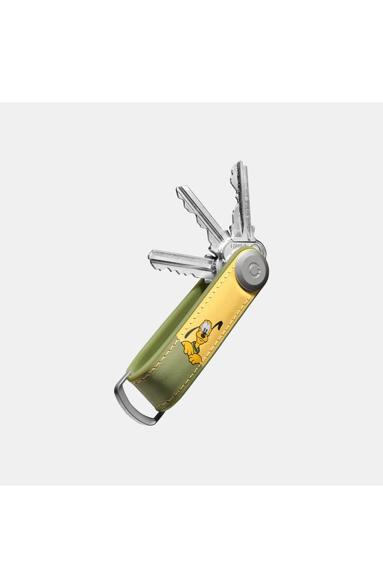 Orbitkey Disney Hybrid Leather Key Organiser, Main, color, Pluto