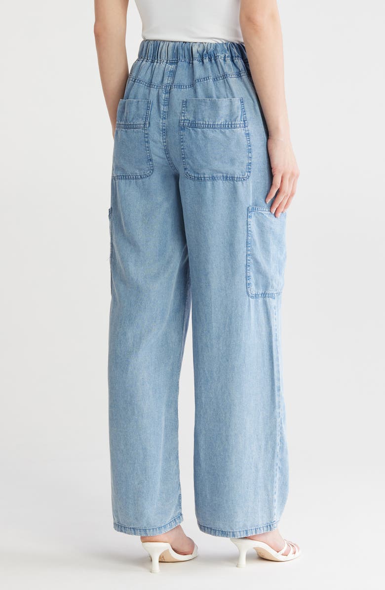 FOR THE REPUBLIC Tencel<sup>®</sup> Lyocell Wide Leg Pants, Alternate, color,