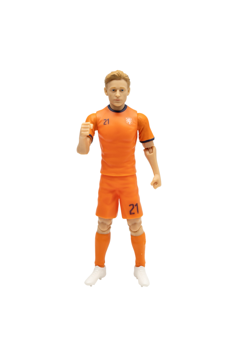 Sockers Netherlands National Frenkie de Jong 8" Soccer Action Figure, Alternate, color, Orange
