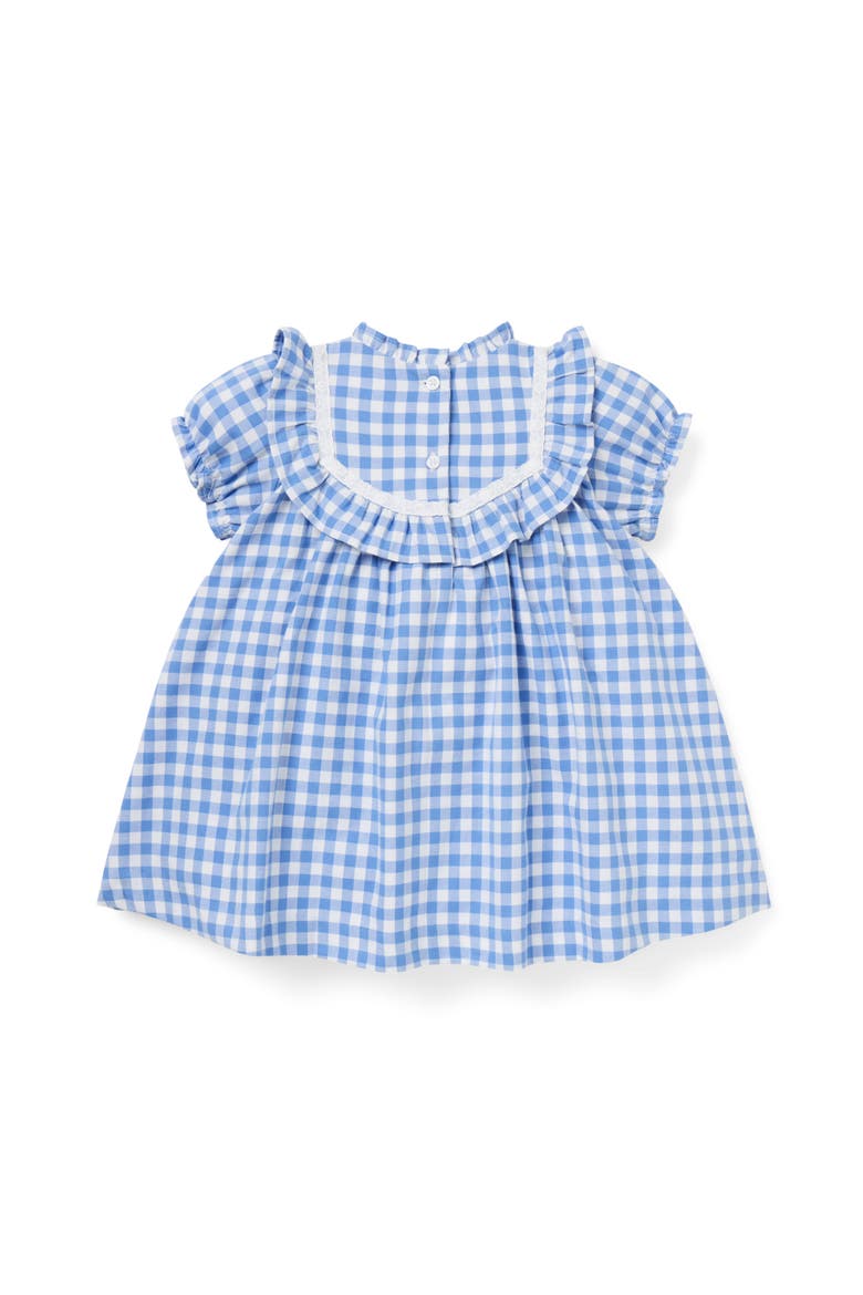 Baby Gingham Ruffle Dress, Alternate, color, Blue