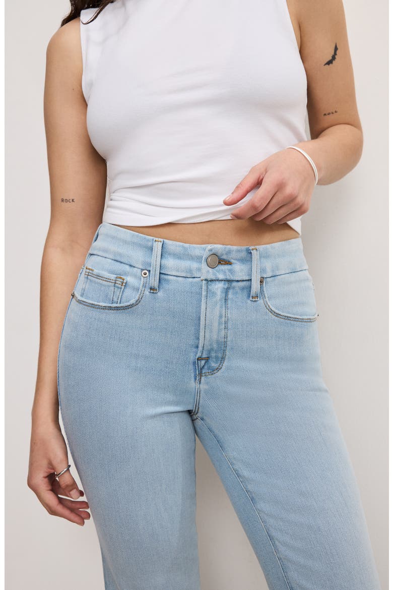 Soft-Tech Good Petite Flare Jeans, Alternate, color, INDIGO841