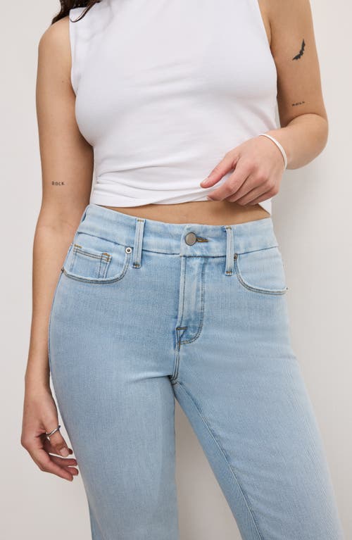 GOOD AMERICAN GOOD AMERICAN SOFT-TECH GOOD PETITE FLARE JEANS