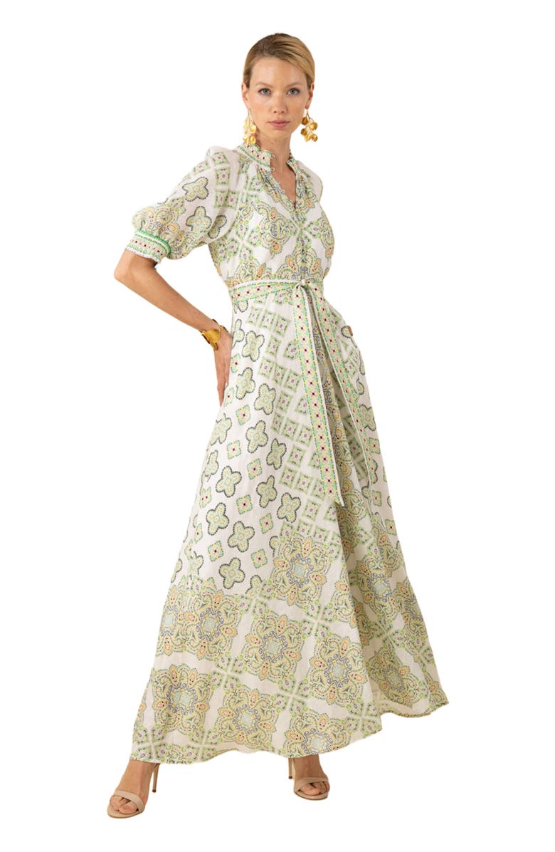 Hale Bob Naya Linen Maxi Dress, Main, color,