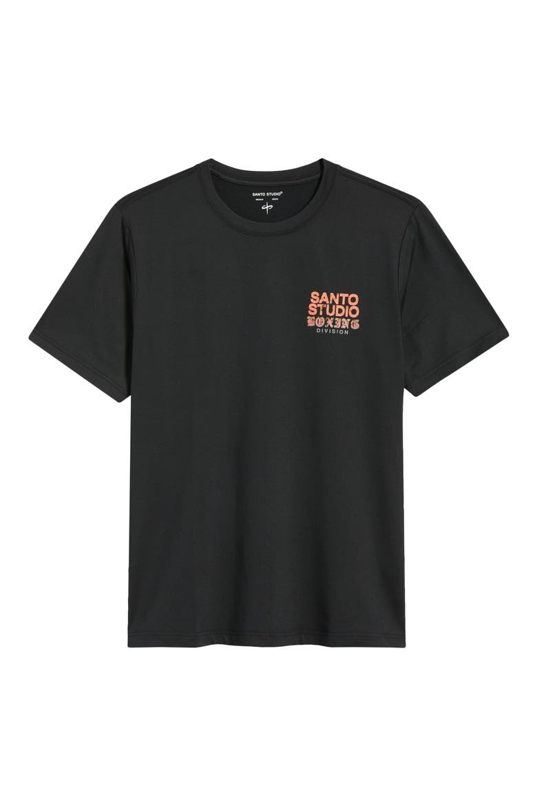 Boxing Division Performance Graphic T-Shirt, Alternate, color, BLACK