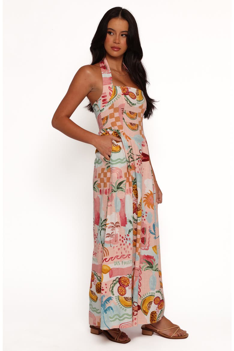 Kiera Halter Maxi Dress, Alternate, color, SUMMER HAZE