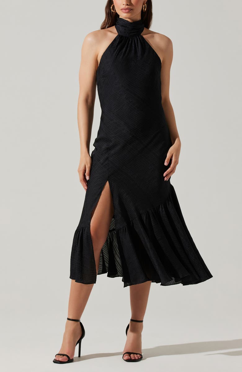 ASTR the Label Caspia Halter Dress, Alternate, color, 