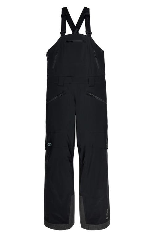 Outdoor Research Hemispheres Team Waterproof Ski Bibs In Black