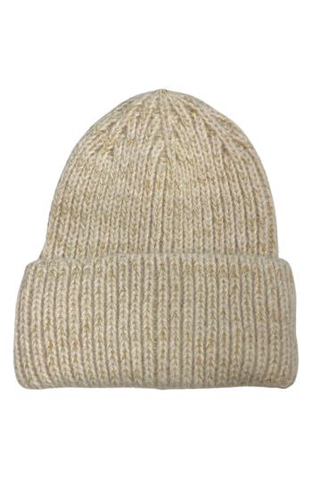 Marcus Adler Metallic Beanie In Green