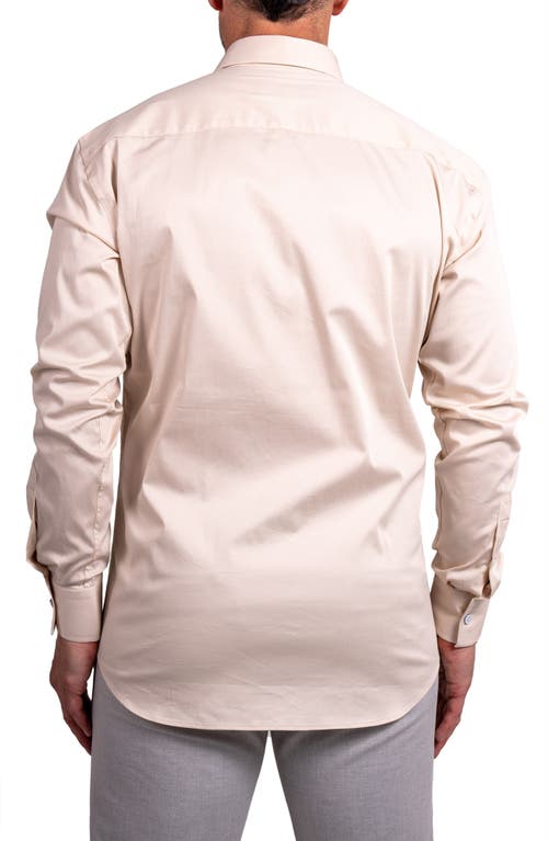 Maceoo Blacklabel Softstretch Ascension Button-up Shirt In Brown