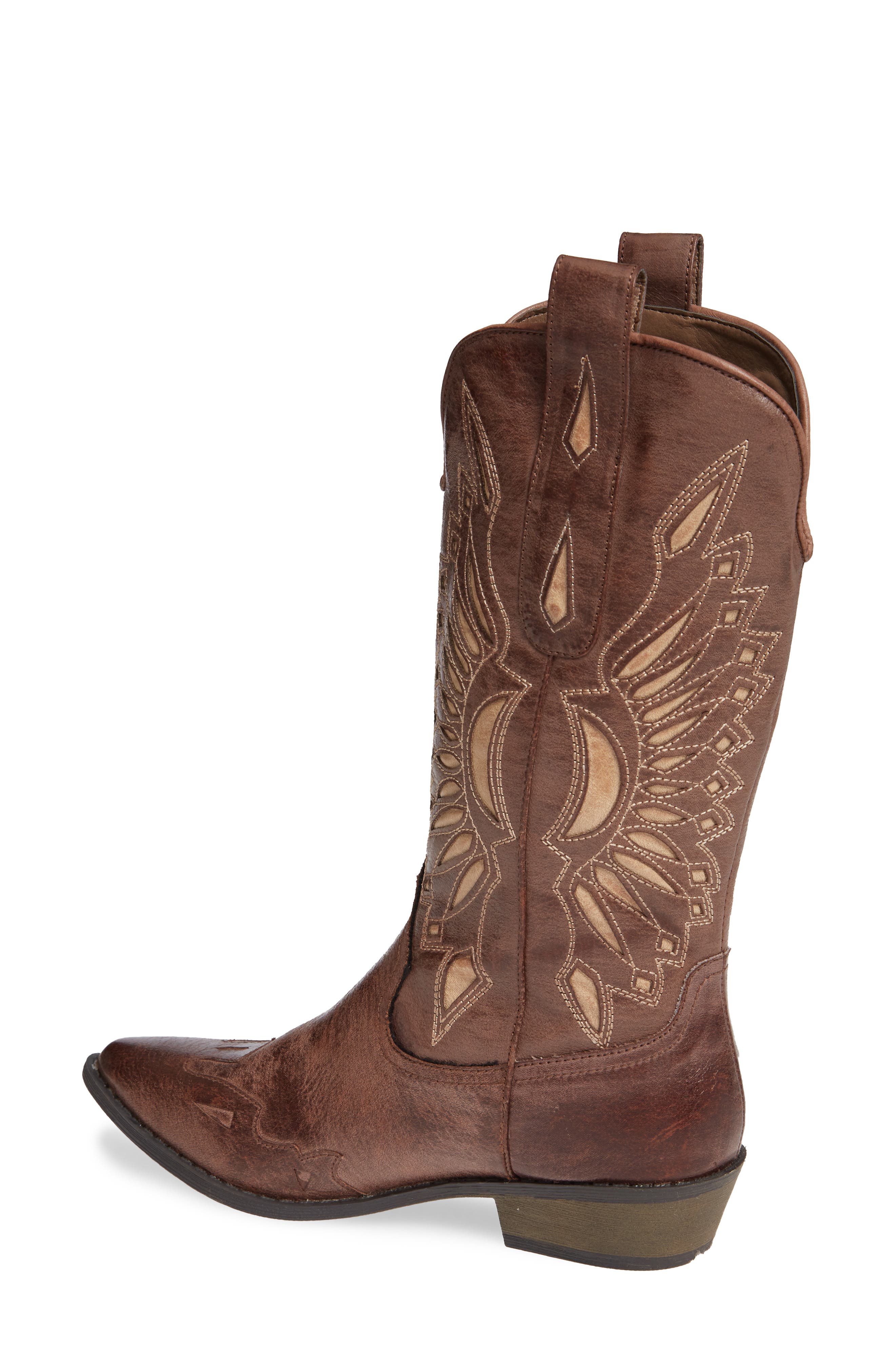 Coconuts by Matisse Bandera Boot, Alternate, color, Chocolate/ Beige