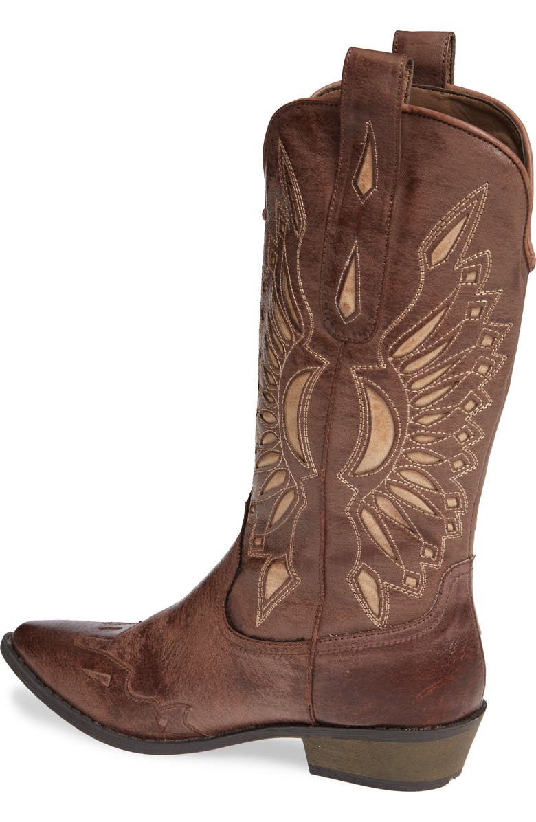 Coconuts by Matisse Bandera Boot, Alternate, color, Chocolate/ Beige