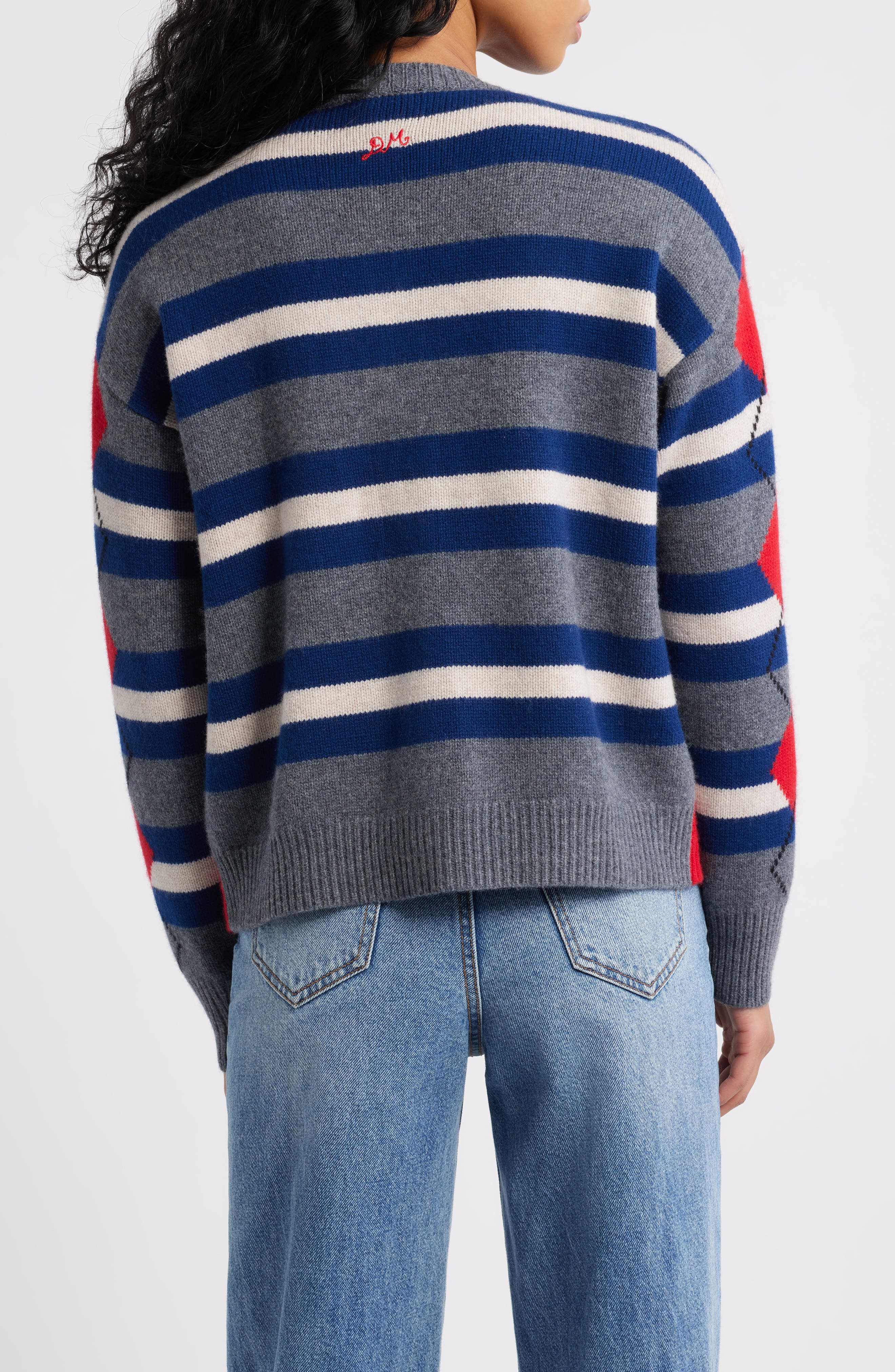 Damson Madder Didi Faux Layered Merino Wool Cardigan | Nordstrom