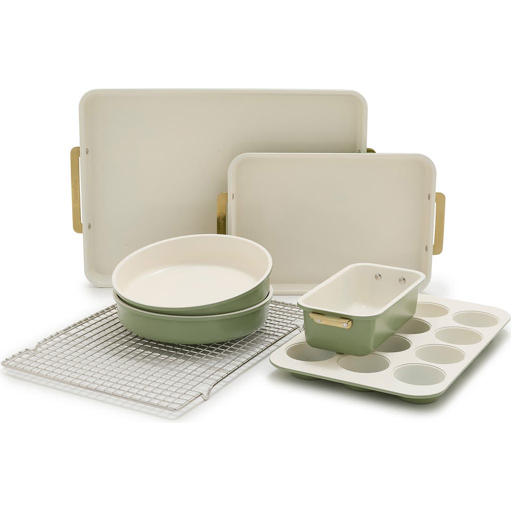 Greenpan Reserve Healthy Ceramic Nonstick 7-pc. Bakeware Set In Green