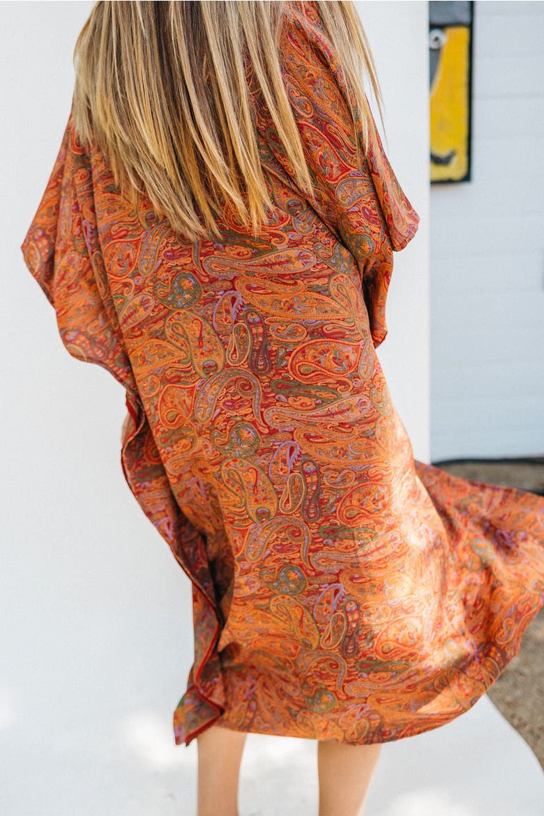 Long Caftan Deb, Alternate, color, Red