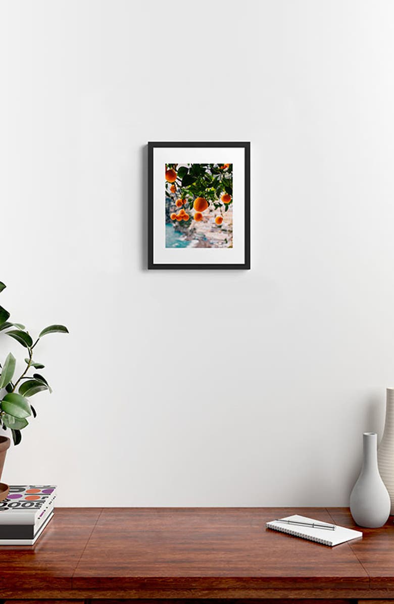 Deny Designs Alam Framed Wall Art, Alternate, color, Orange