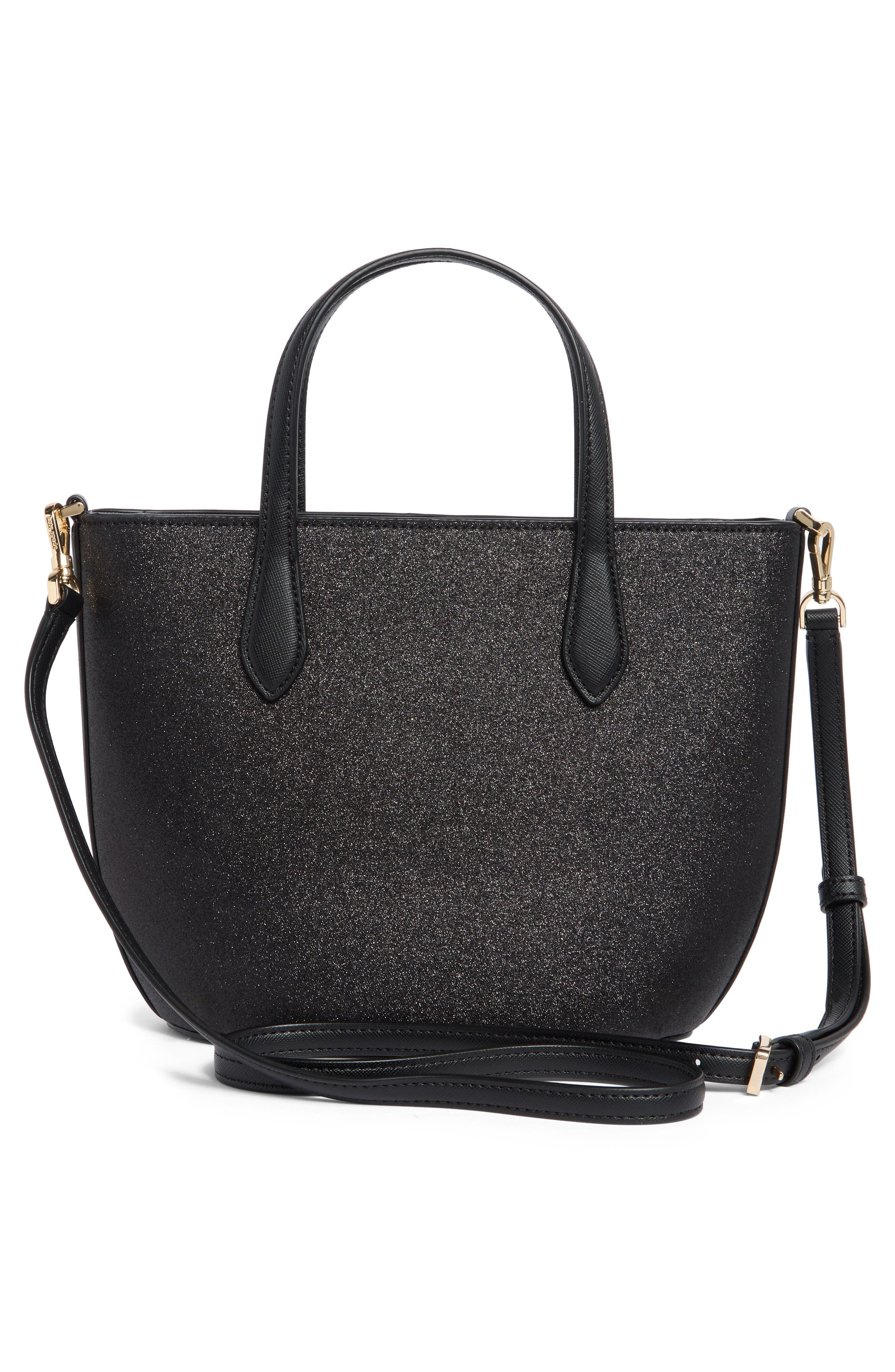 Kate Spade New York glimmer leather satchel, Alternate, color, 