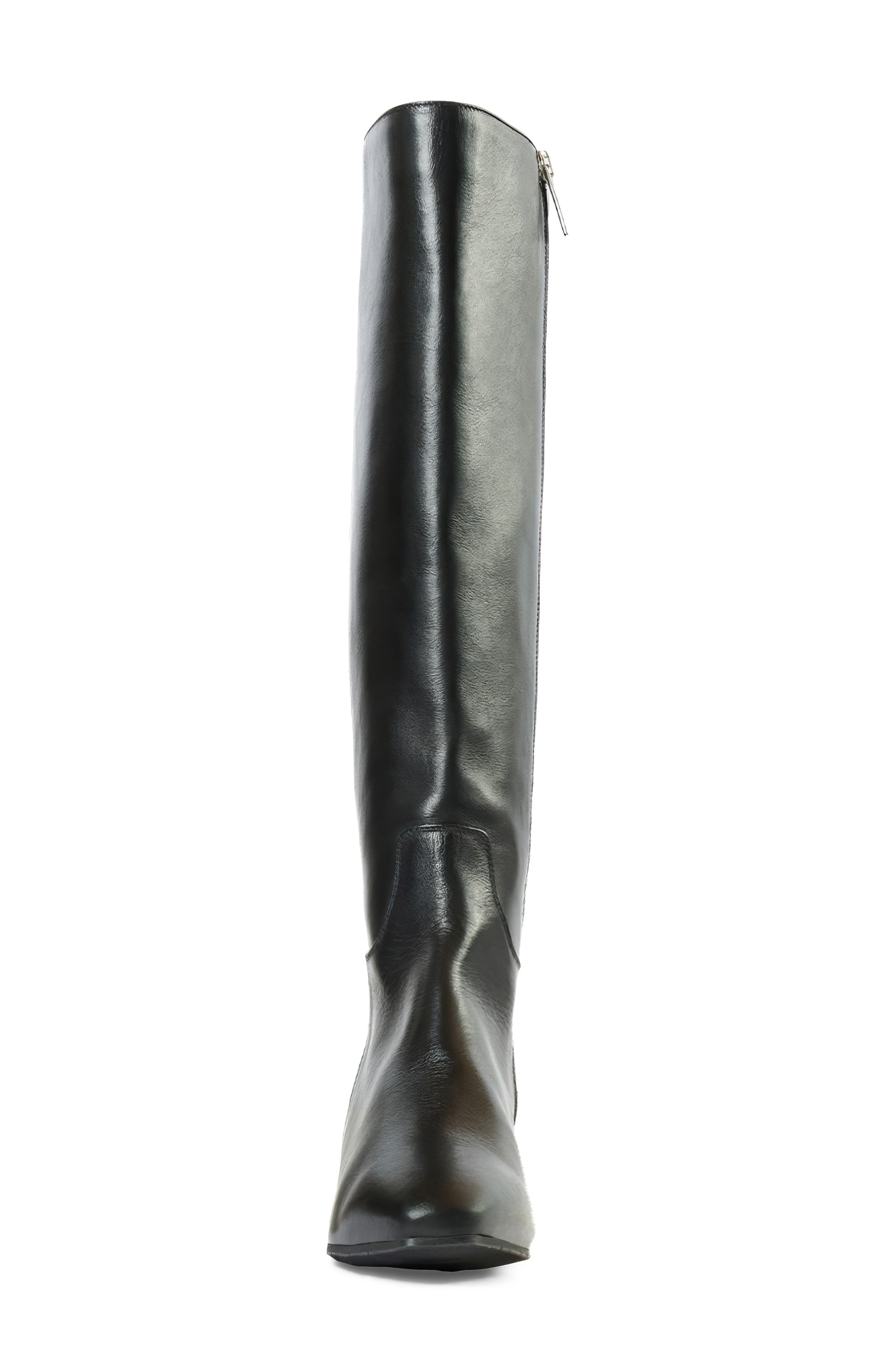 Fuoco Weatherproof Knee High Boot, Alternate, color, BLACK LEATHER