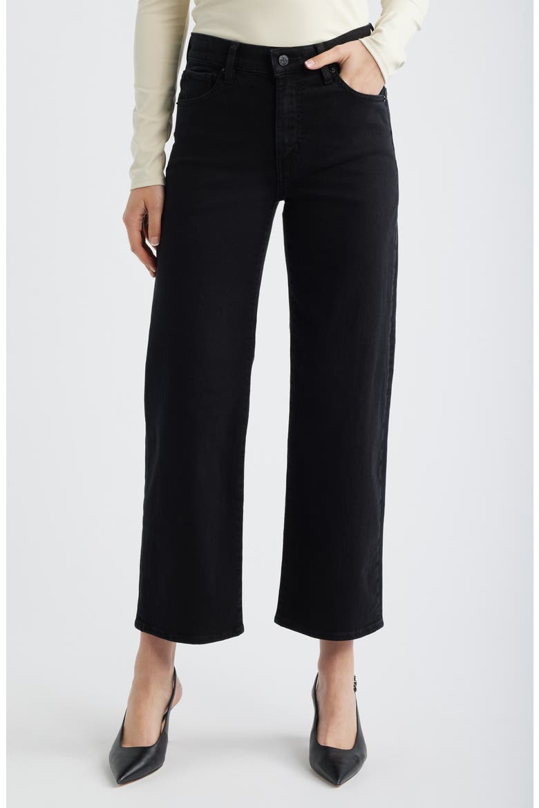 The Mellow Ankle Straight Leg Jeans, Main, color, MIDNIGHT