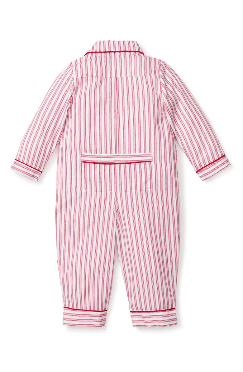 Petite Plume Stripe One-Piece Pajamas, Alternate, color,