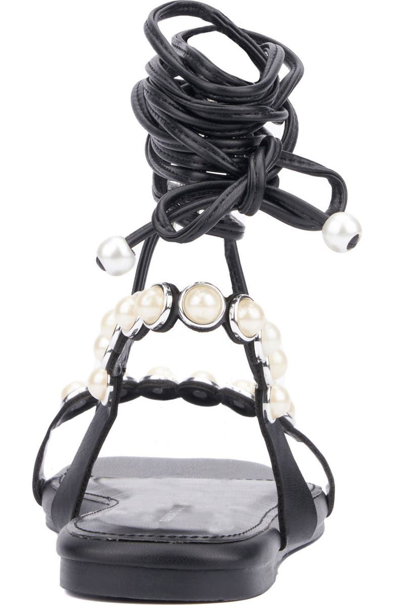 Fashion to Figure Sammie Imitation Pearl Sandal - Wide Width, Alternate, color,