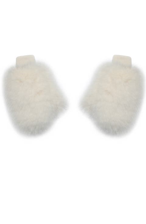 Katia Faux Fur Mittens