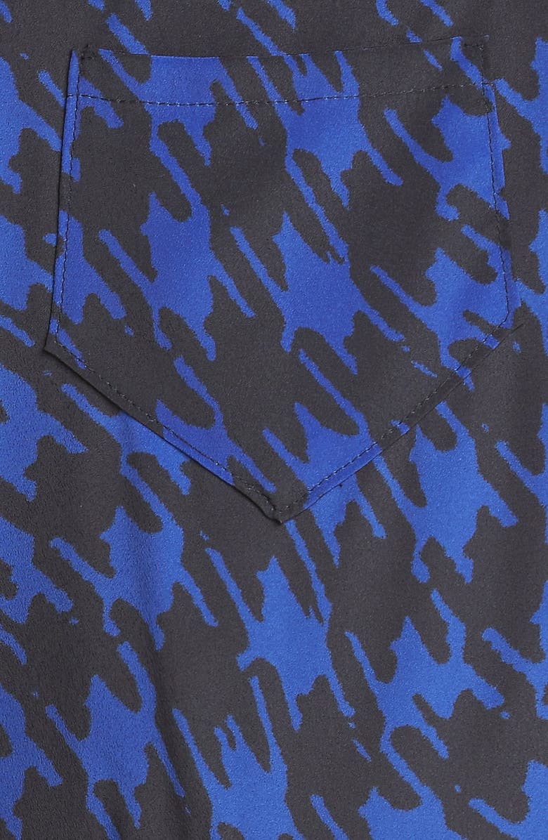 WAYF Houndstooth Print Overalls, Alternate, color, 