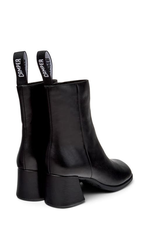 Camper 65mm Kora Leather Block-heel Ankle Boots In Black