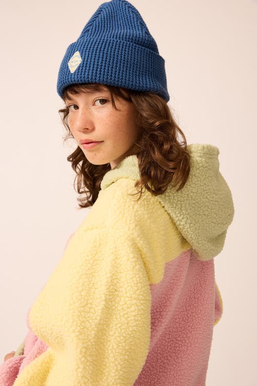 The Sunday Collective Polar Fleece Zip Up In Multi