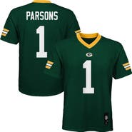 Outerstuff Youth Micah Parsons Green Green Bay Packers Replica Jersey