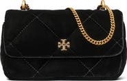 Tory Burch Kira Velvet Quilted Convertible Crossbody Bag