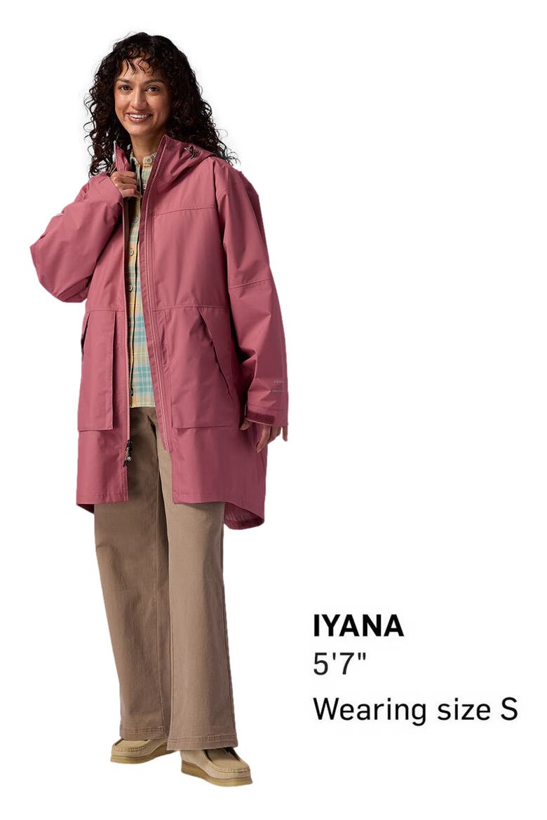 Runoff 2.5L Rain Parka - Women's, Alternate, color, Deco Rose