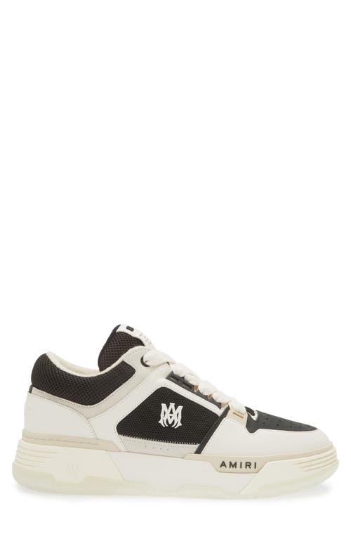 Amiri Two-tone Ma-1 Sneakers In Black And White In Black Alabasterdnu