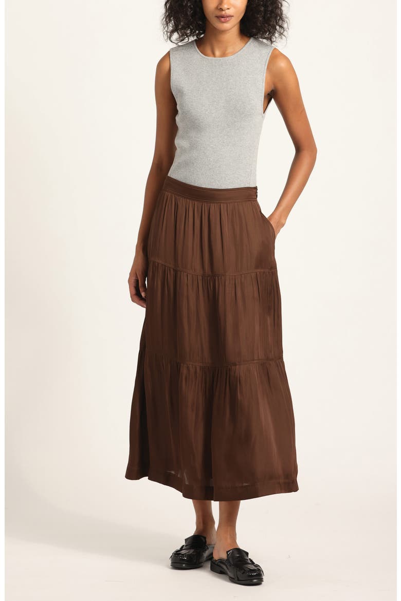 Lynne Skirt, Alternate, color, ESPRESSO