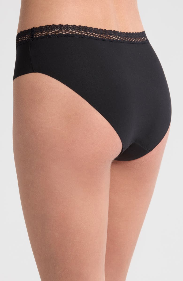 Chantelle Lingerie Cozy Chic Bikini, Alternate, color, Black