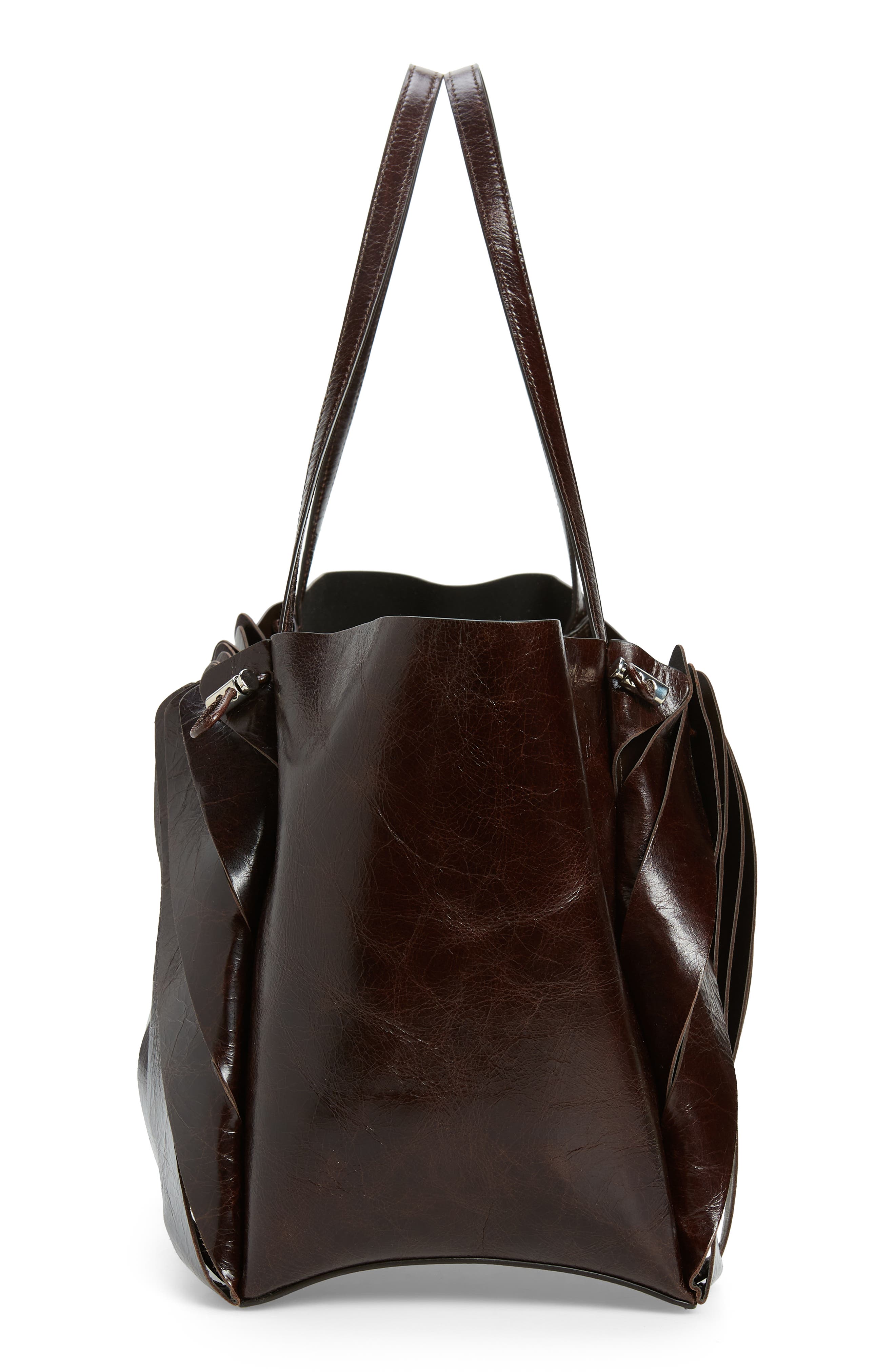Coperni Cabas Petal Leather Tote, Alternate, color, 