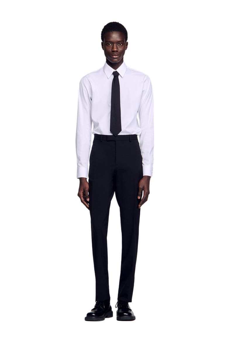 Classic suit trousers, Alternate, color, Black