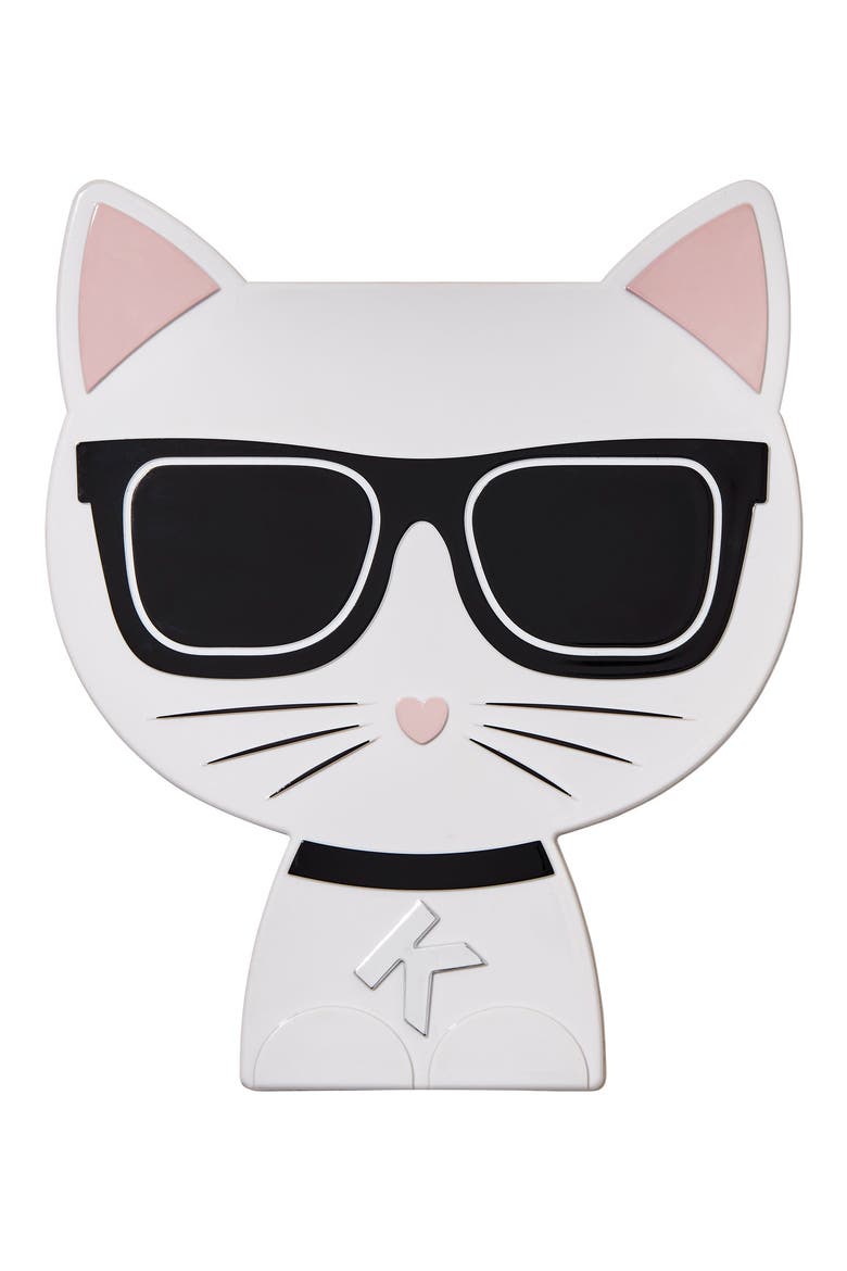KARL LAGERFELD + MODELCO Kiss Me Karl Choupette Eyeshadow Palette (Nordstrom Exclusive), Alternate, color, WARM/NUDE