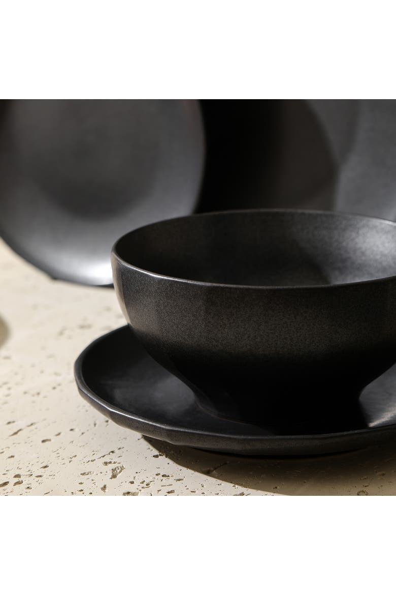 Rio Stoneware 4-Piece Bowl Set, Alternate, color, Black