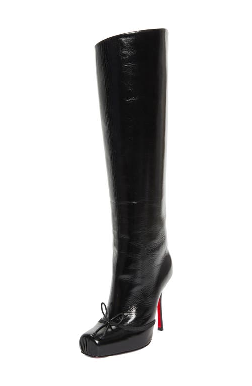 Christian Louboutin Cassia Knee High Boot In Black