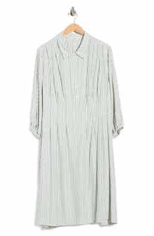 MAX STUDIO Tiered Shirtdress