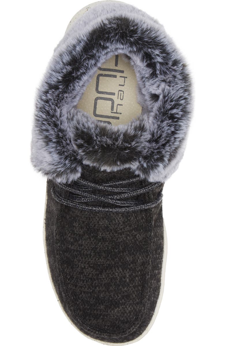 Hey Dude Britt Faux Fur Ankle Boot, Alternate, color,