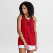 Nike Women's Nike Red Cincinnati Reds Tri-Blend Dri-FIT Racerback Tank Top