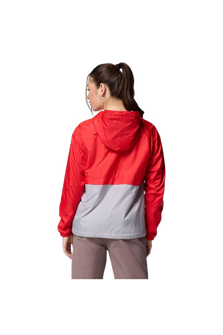 Women's Columbia Red/Grey Georgia Bulldogs Spire Hoodie Windbreaker, Alternate, color, Red