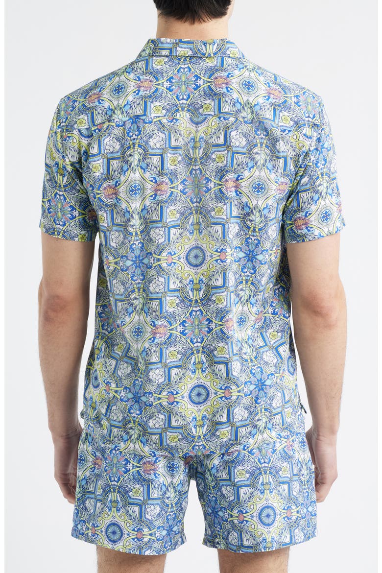 Print Camp Shirt, Alternate, color, BLUE MULTI