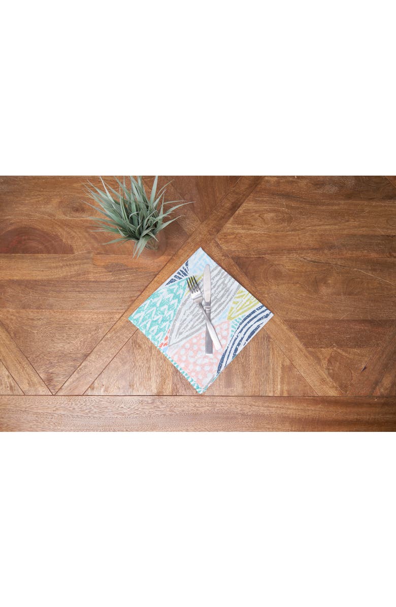 C&F Home Surfside Sound Cotton Napkins Set of 6 - Nautical Beach, Alternate, color, Blue