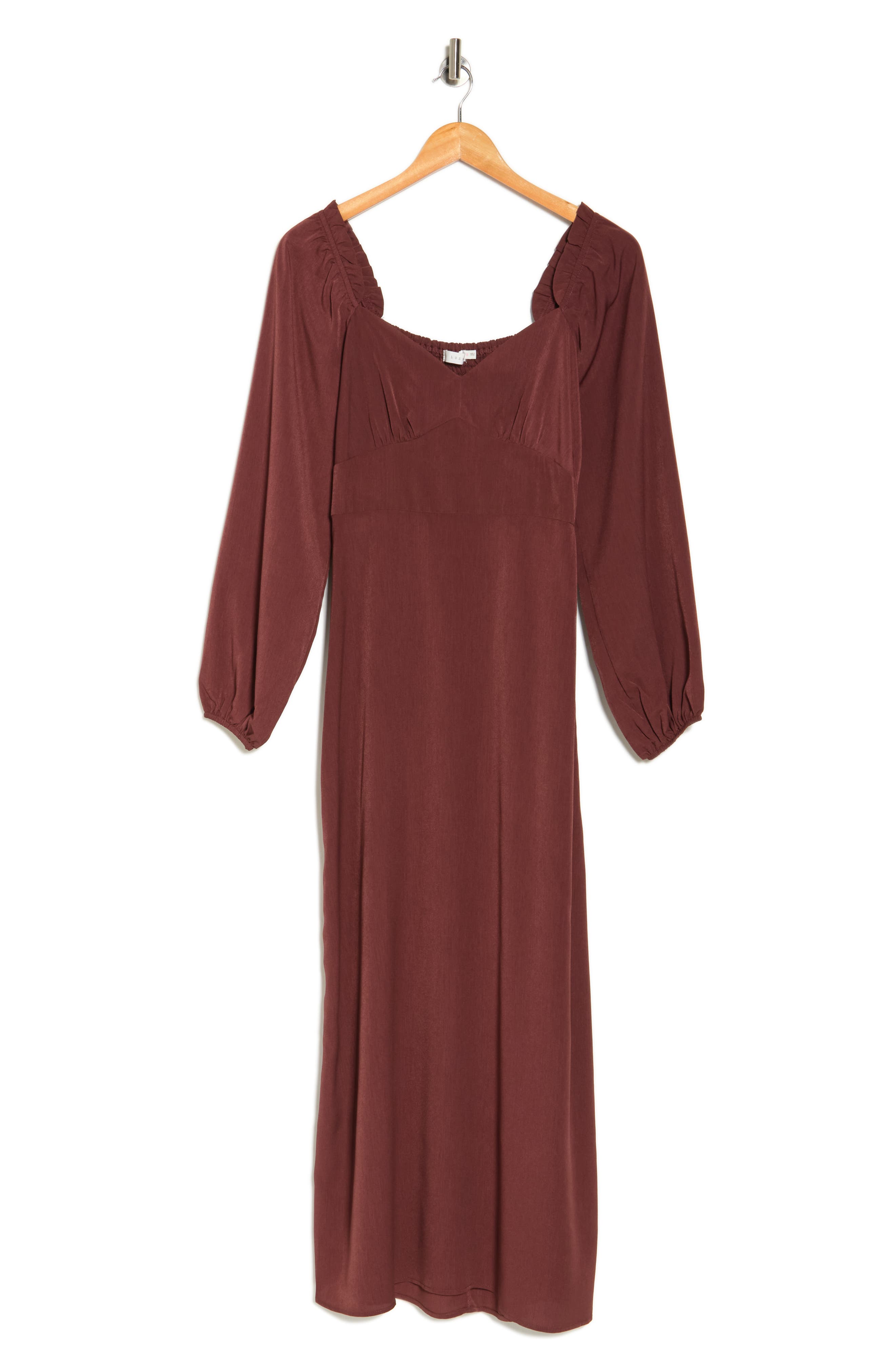 Lush Long Sleeve A-Line Dress (Women) | Nordstromrack