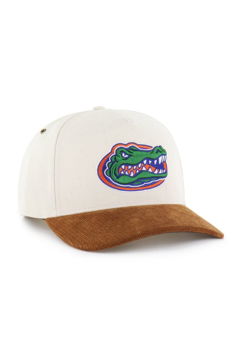 Men's Carhartt x '47 Natural/Brown Florida Gators Undyed Relaxed Hitch Adjustable Hat, Alternate, color, Natural